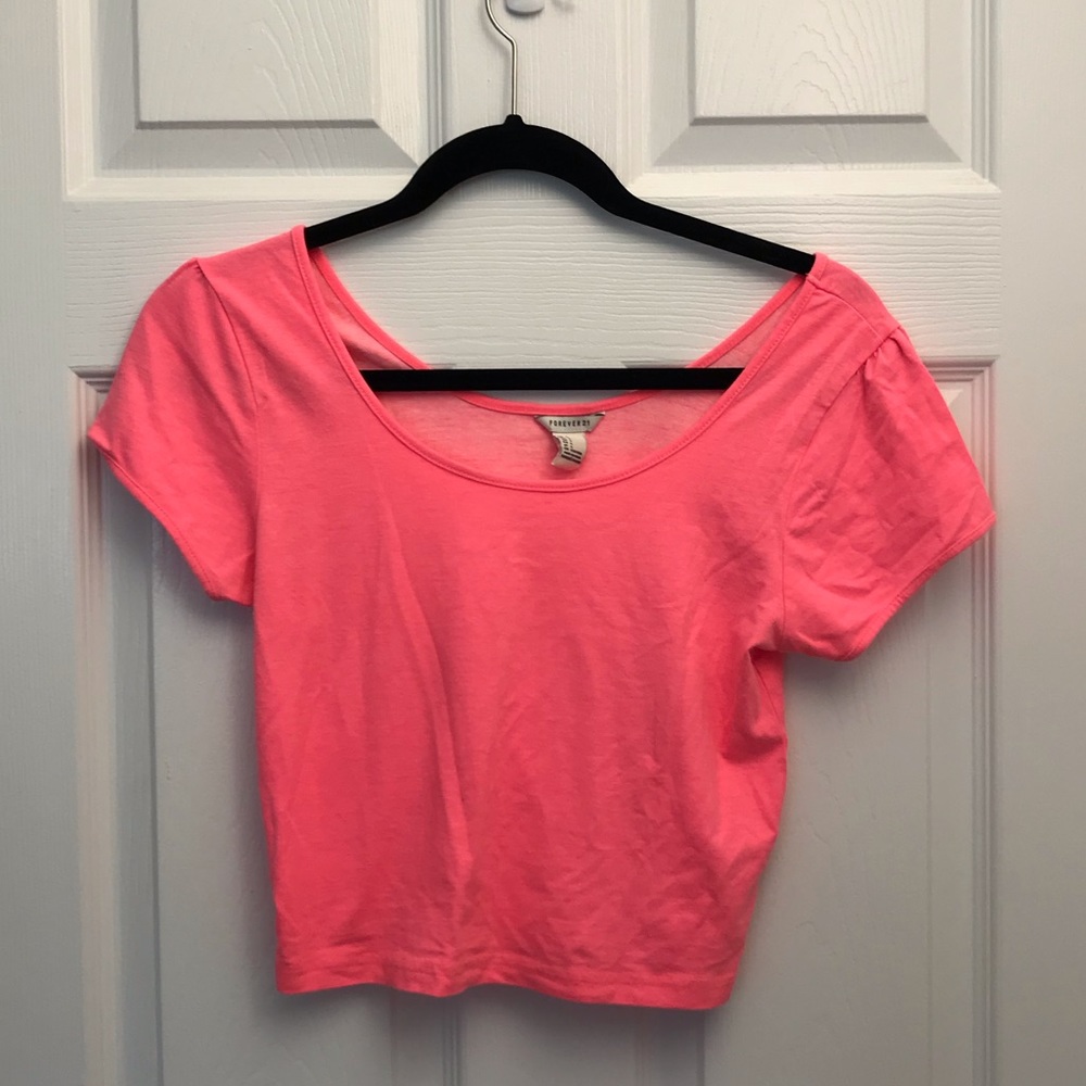 Hot Pink Crop Top